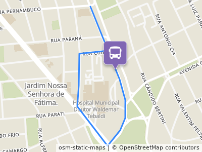 Mapa da parada