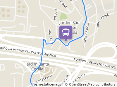 Mapa da parada