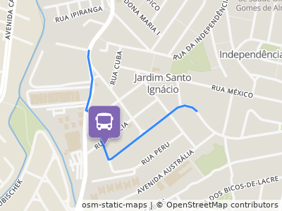 Mapa da parada