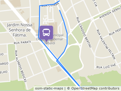Mapa da parada