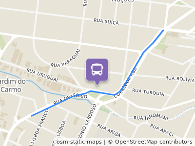 Mapa da parada