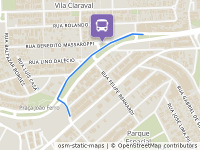 Mapa da parada