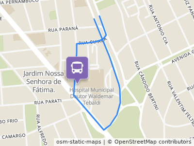 Mapa da parada