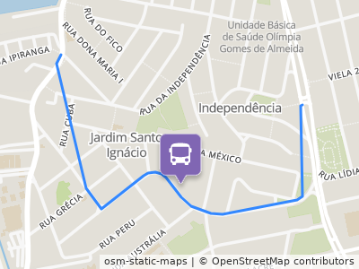 Mapa da parada