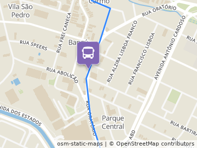 Mapa da parada