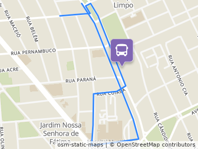 Mapa da parada