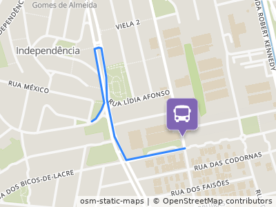 Mapa da parada