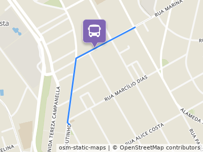 Mapa da parada