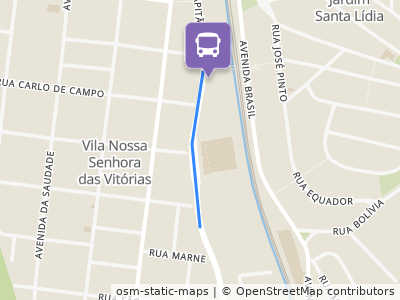 Mapa da parada