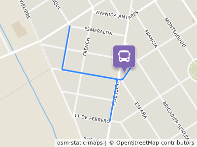 Mapa da parada