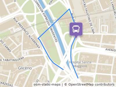 Mapa da parada