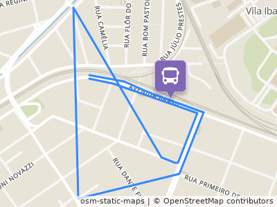 Mapa da parada