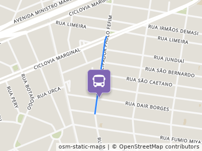 Mapa da parada