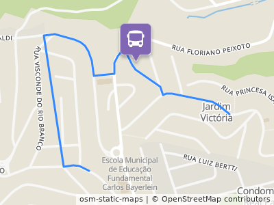 Mapa da parada