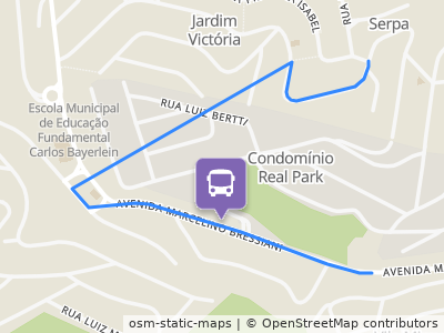 Mapa da parada