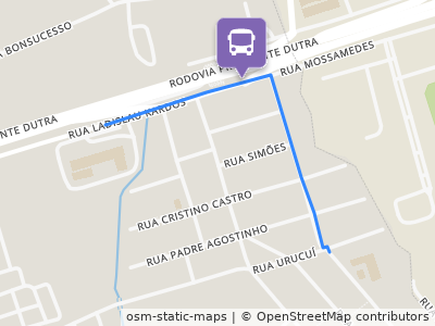 Mapa da parada