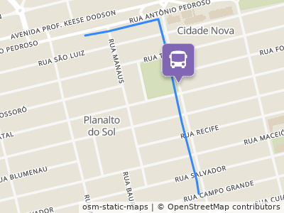 Mapa da parada