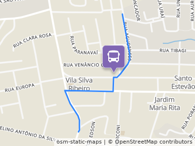 Mapa da parada