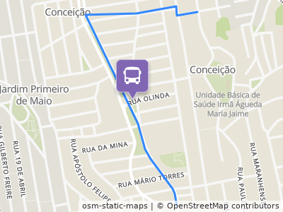 Mapa da parada