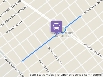 Mapa da parada