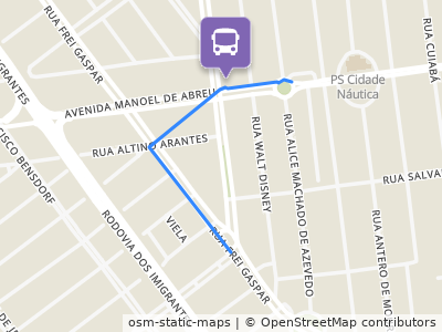 Mapa da parada