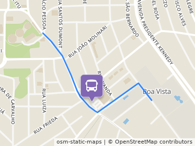 Mapa da parada