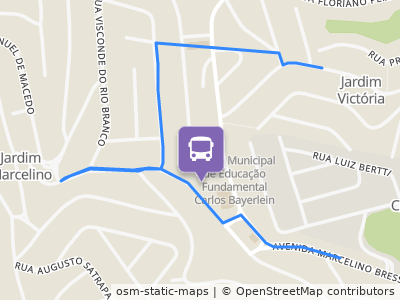 Mapa da parada
