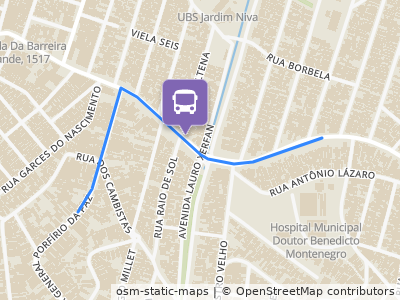 Mapa da parada