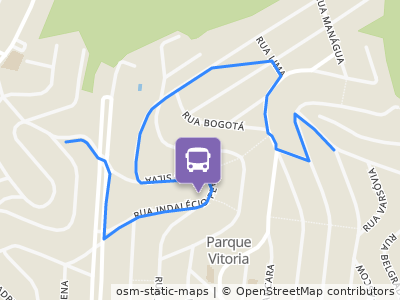 Mapa da parada