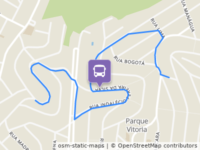 Mapa da parada
