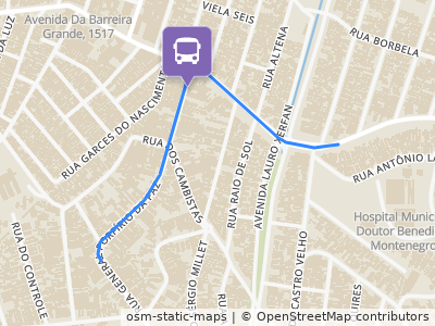 Mapa da parada