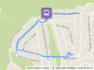 Mapa da parada