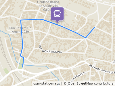 Mapa da parada