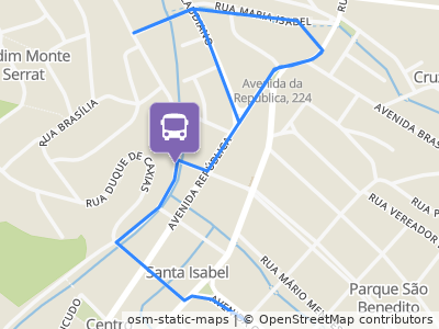 Mapa da parada