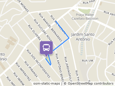 Mapa da parada