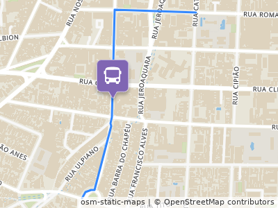 Mapa da parada