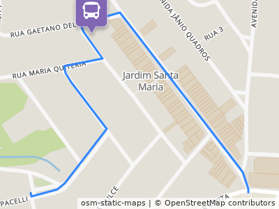 Mapa da parada