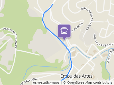 Mapa da parada