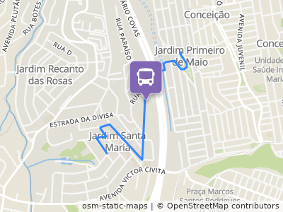 Mapa da parada