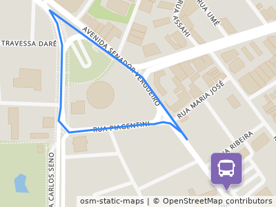 Mapa da parada