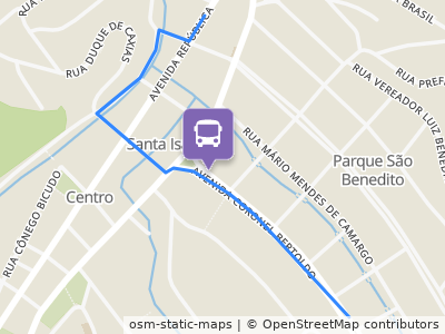 Mapa da parada