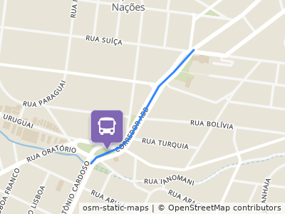 Mapa da parada