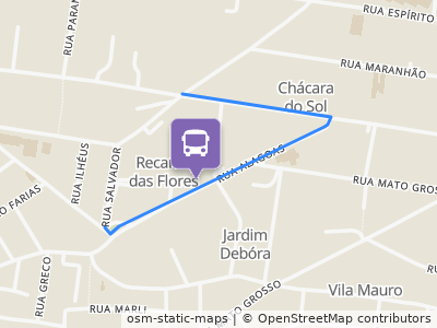 Mapa da parada