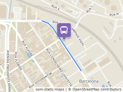 Mapa da parada