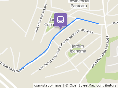 Mapa da parada