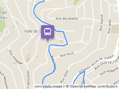 Mapa da parada