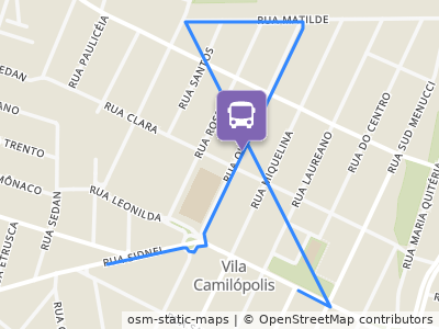 Mapa da parada