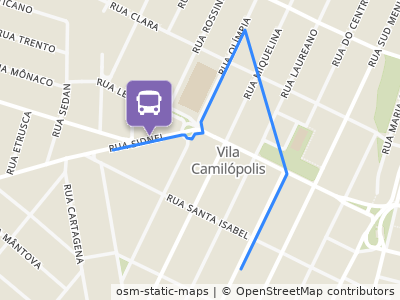 Mapa da parada