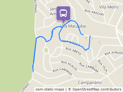 Mapa da parada