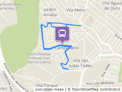 Mapa da parada